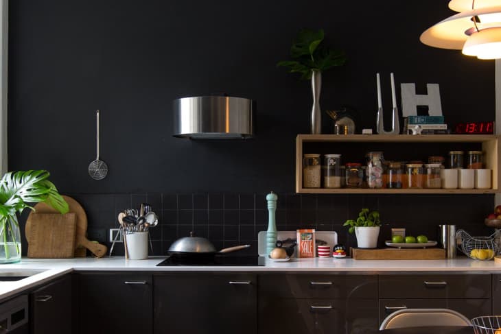 Black stock cabinets deals